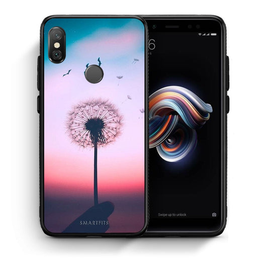 Θήκη Xiaomi Redmi Note 5 Wish Boho από τη Smartfits με σχέδιο στο πίσω μέρος και μαύρο περίβλημα | Xiaomi Redmi Note 5 Wish Boho case with colorful back and black bezels