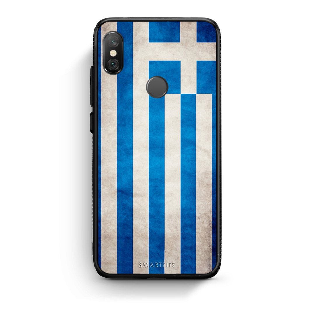 4 - Xiaomi Redmi Note 5 Greece Flag case, cover, bumper