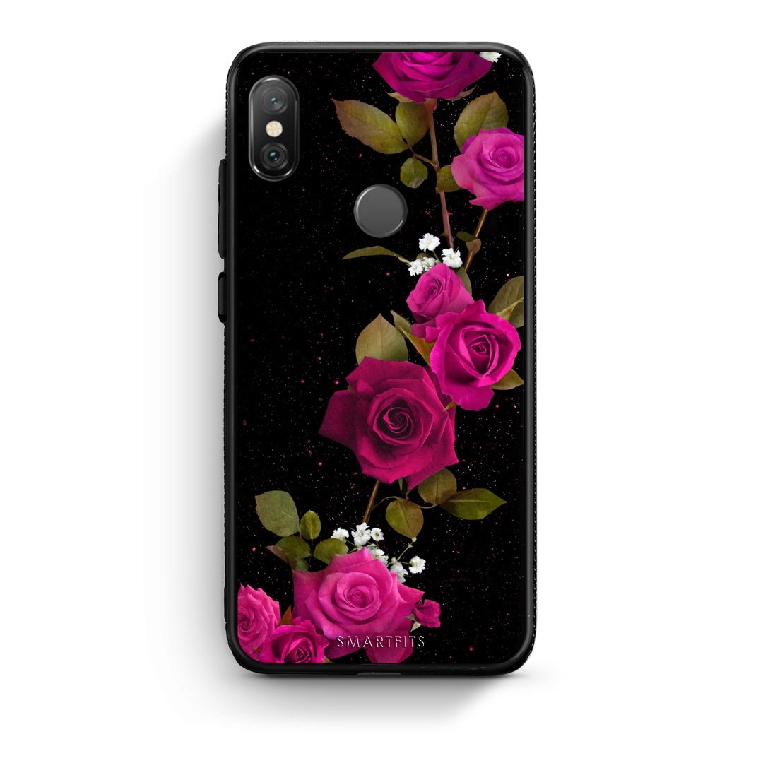 4 - Xiaomi Redmi Note 5 Red Roses Flower case, cover, bumper