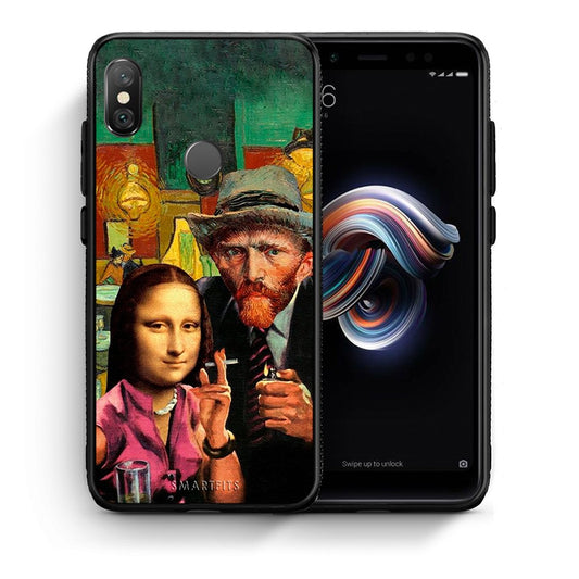 Θήκη Xiaomi Redmi Note 5 Funny Art από τη Smartfits με σχέδιο στο πίσω μέρος και μαύρο περίβλημα | Xiaomi Redmi Note 5 Funny Art case with colorful back and black bezels