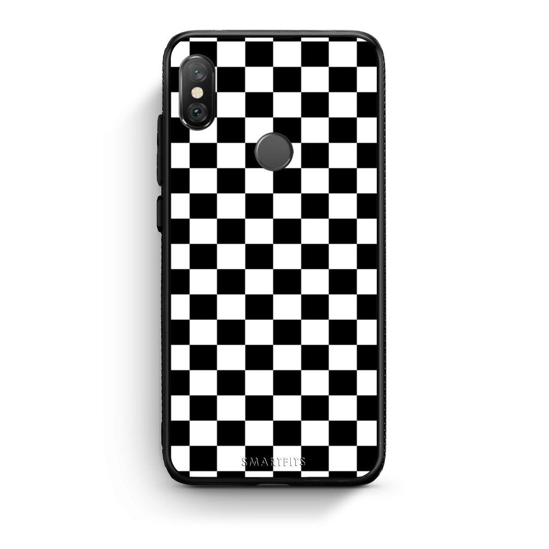 4 - Xiaomi Redmi Note 5 Squares Geometric case, cover, bumper