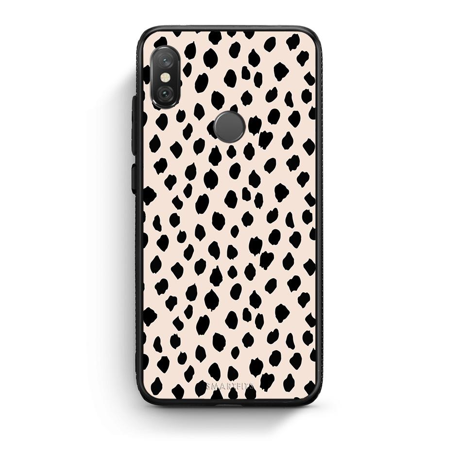 Xiaomi Redmi Note 5 New Polka Dots θήκη από τη Smartfits με σχέδιο στο πίσω μέρος και μαύρο περίβλημα | Smartphone case with colorful back and black bezels by Smartfits