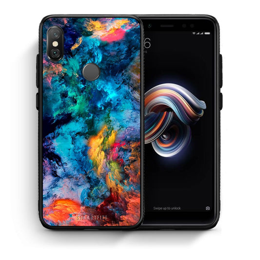 Θήκη Xiaomi Redmi Note 5 Crayola Paint από τη Smartfits με σχέδιο στο πίσω μέρος και μαύρο περίβλημα | Xiaomi Redmi Note 5 Crayola Paint case with colorful back and black bezels