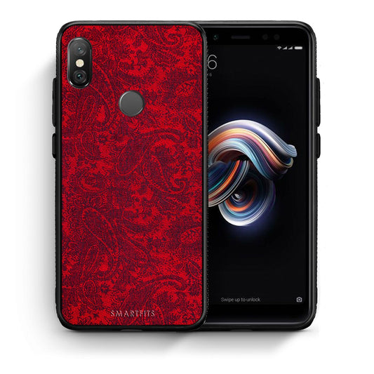 Θήκη Xiaomi Redmi Note 5 Paisley Cashmere από τη Smartfits με σχέδιο στο πίσω μέρος και μαύρο περίβλημα | Xiaomi Redmi Note 5 Paisley Cashmere case with colorful back and black bezels