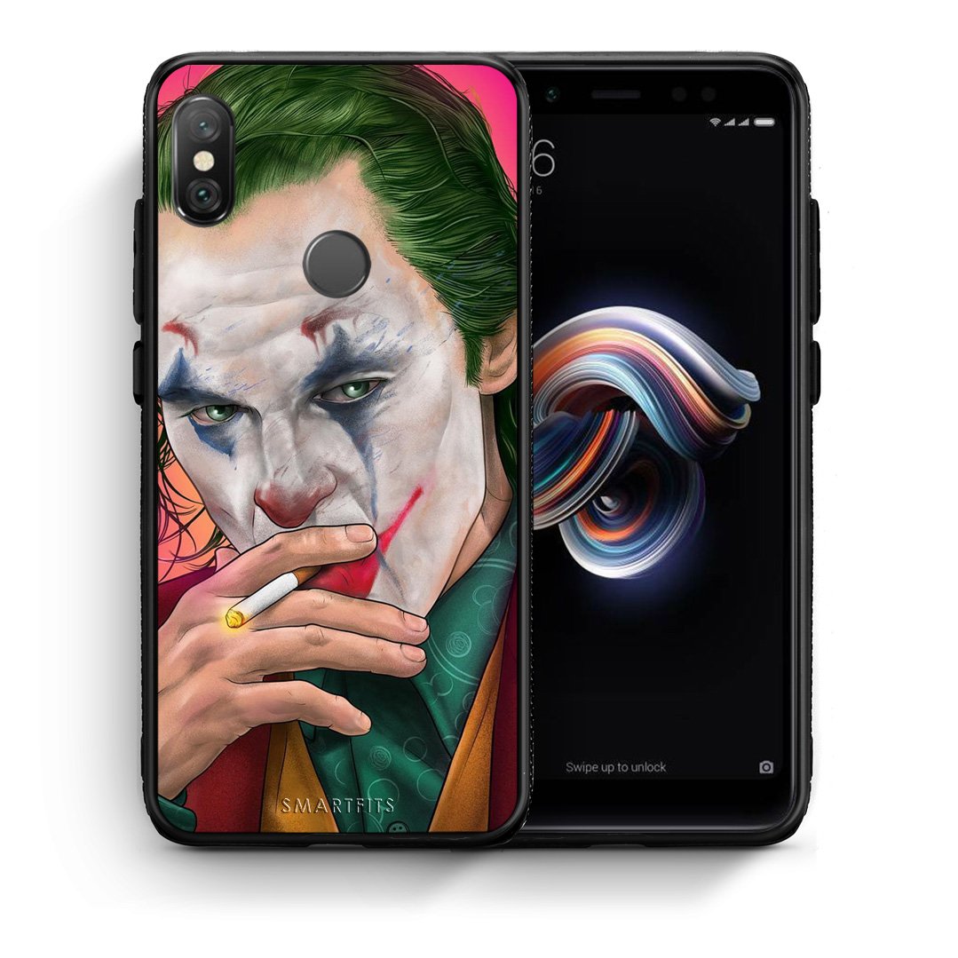 Θήκη Xiaomi Redmi Note 5 JokesOnU PopArt από τη Smartfits με σχέδιο στο πίσω μέρος και μαύρο περίβλημα | Xiaomi Redmi Note 5 JokesOnU PopArt case with colorful back and black bezels