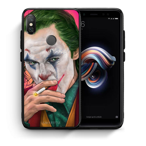 Θήκη Xiaomi Redmi Note 5 JokesOnU PopArt από τη Smartfits με σχέδιο στο πίσω μέρος και μαύρο περίβλημα | Xiaomi Redmi Note 5 JokesOnU PopArt case with colorful back and black bezels