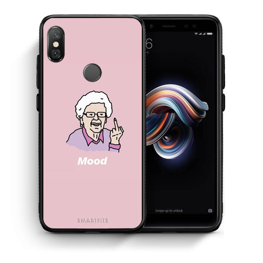 Θήκη Xiaomi Redmi Note 5 Mood PopArt από τη Smartfits με σχέδιο στο πίσω μέρος και μαύρο περίβλημα | Xiaomi Redmi Note 5 Mood PopArt case with colorful back and black bezels