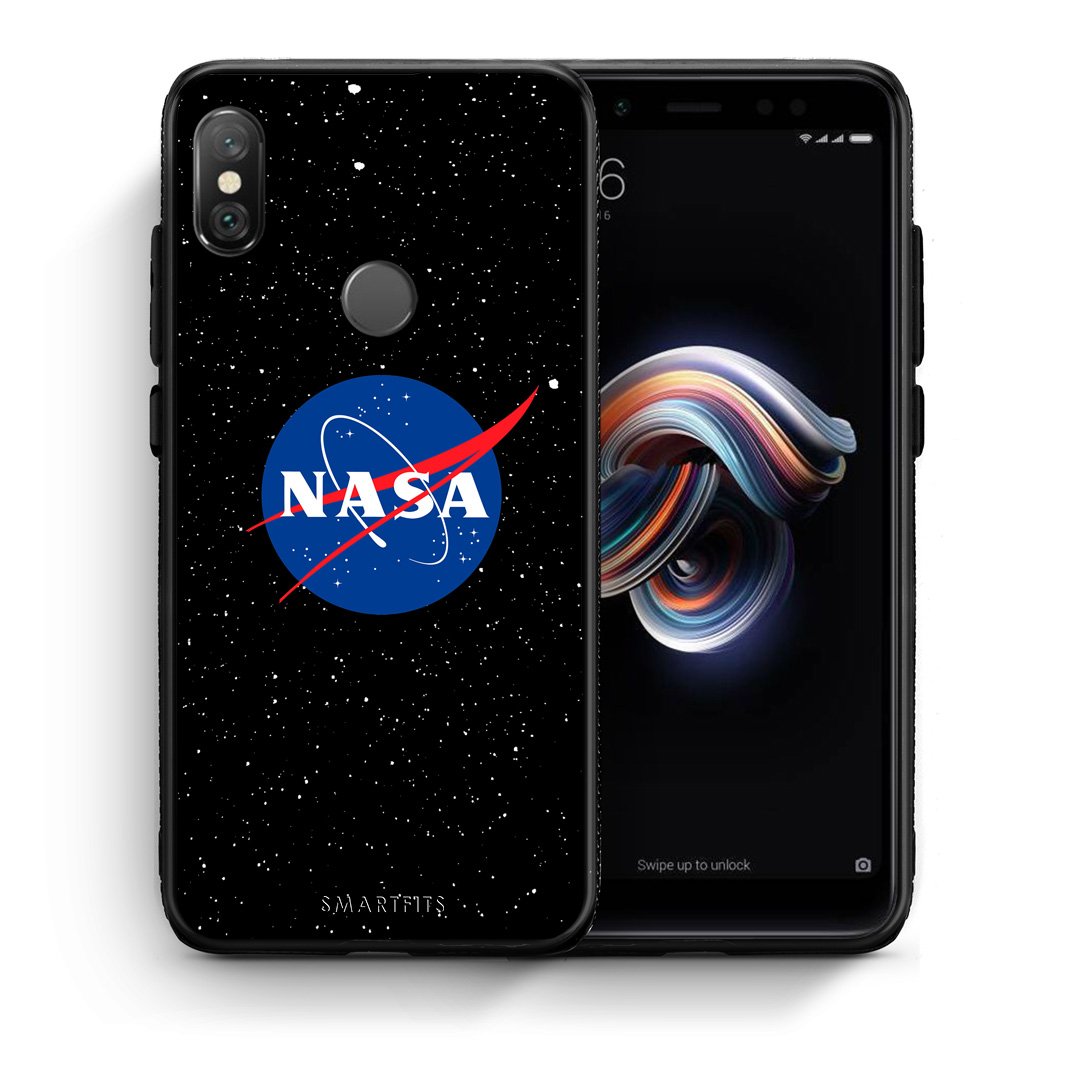 Θήκη Xiaomi Redmi Note 5 NASA PopArt από τη Smartfits με σχέδιο στο πίσω μέρος και μαύρο περίβλημα | Xiaomi Redmi Note 5 NASA PopArt case with colorful back and black bezels