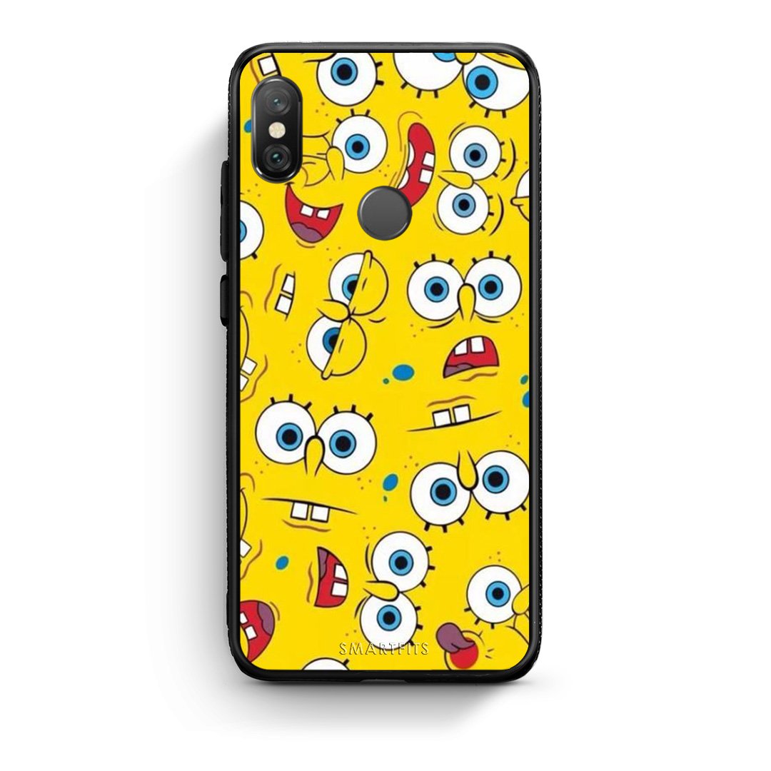 4 - Xiaomi Redmi Note 5 Sponge PopArt case, cover, bumper
