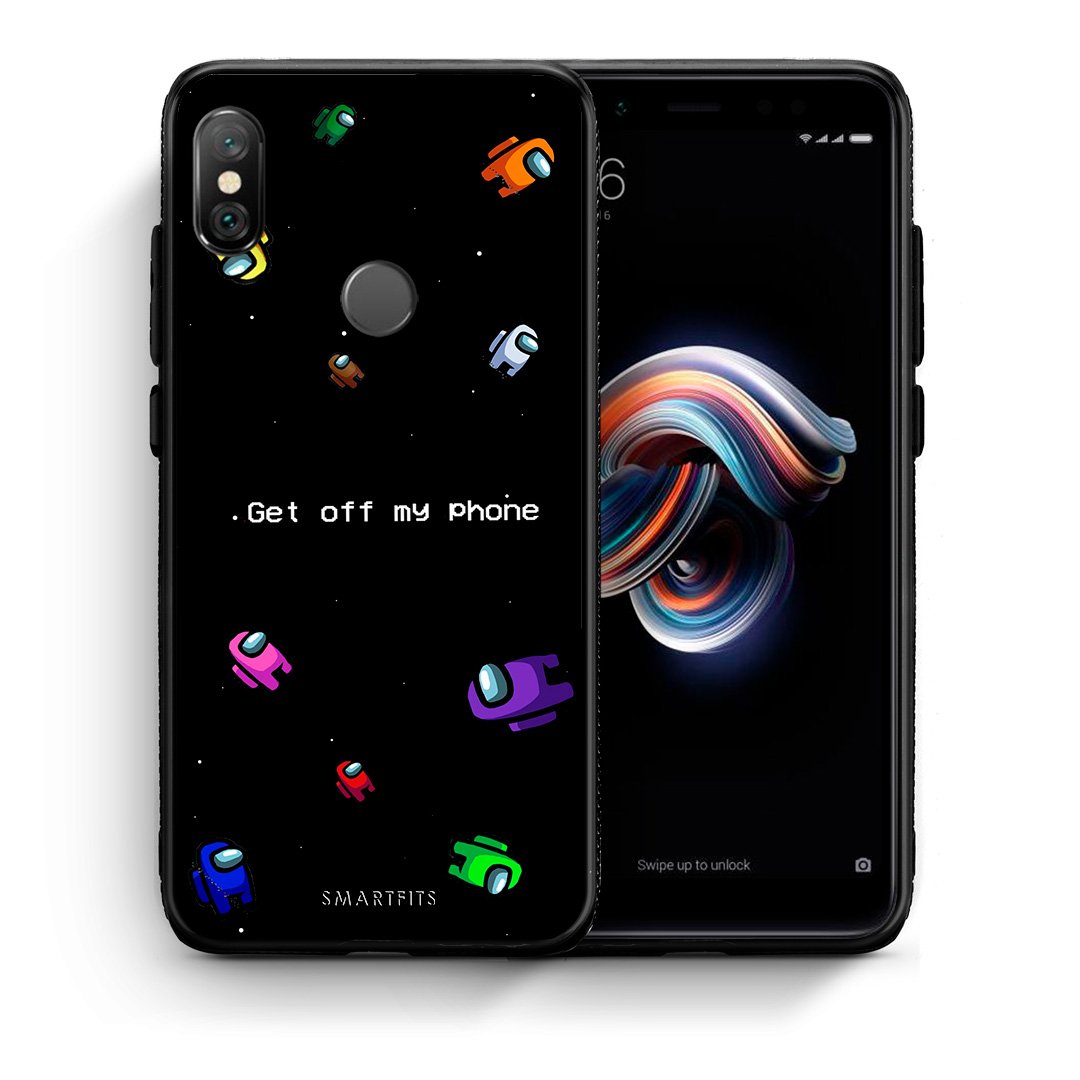 Θήκη Xiaomi Redmi Note 5 AFK Text από τη Smartfits με σχέδιο στο πίσω μέρος και μαύρο περίβλημα | Xiaomi Redmi Note 5 AFK Text case with colorful back and black bezels