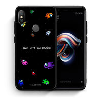 Thumbnail for Θήκη Xiaomi Redmi Note 5 AFK Text από τη Smartfits με σχέδιο στο πίσω μέρος και μαύρο περίβλημα | Xiaomi Redmi Note 5 AFK Text case with colorful back and black bezels