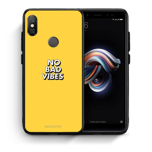 Θήκη Xiaomi Redmi Note 5 Vibes Text από τη Smartfits με σχέδιο στο πίσω μέρος και μαύρο περίβλημα | Xiaomi Redmi Note 5 Vibes Text case with colorful back and black bezels