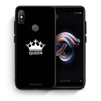 Thumbnail for Θήκη Xiaomi Redmi Note 5 Queen Valentine από τη Smartfits με σχέδιο στο πίσω μέρος και μαύρο περίβλημα | Xiaomi Redmi Note 5 Queen Valentine case with colorful back and black bezels