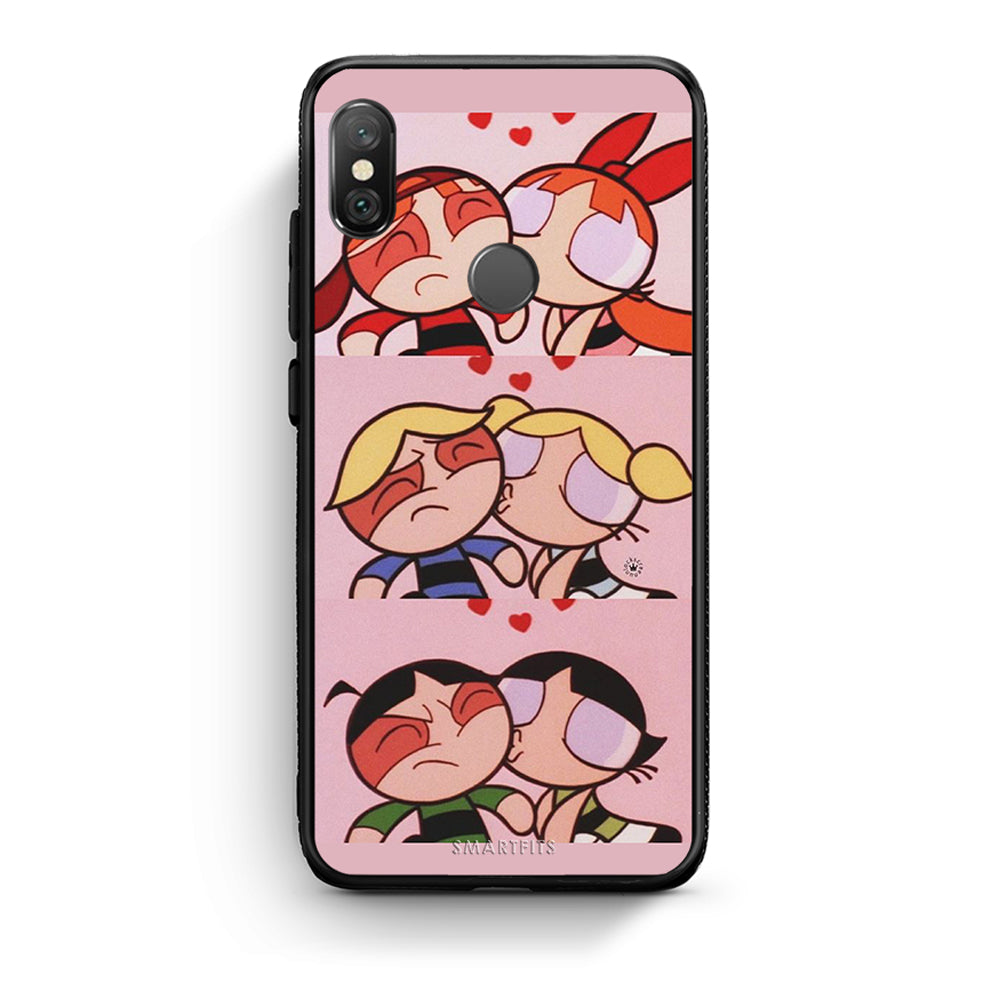 Xiaomi Redmi Note 5 Puff Love Θήκη Αγίου Βαλεντίνου από τη Smartfits με σχέδιο στο πίσω μέρος και μαύρο περίβλημα | Smartphone case with colorful back and black bezels by Smartfits