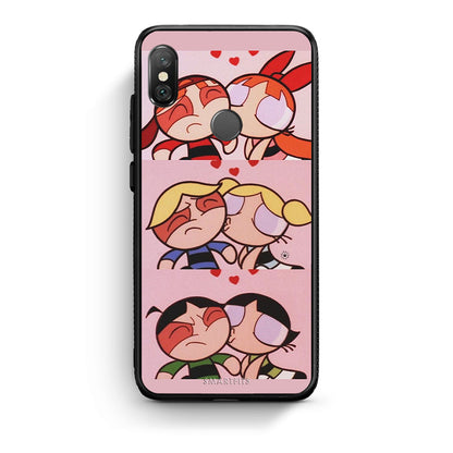 Xiaomi Redmi Note 5 Puff Love Θήκη Αγίου Βαλεντίνου από τη Smartfits με σχέδιο στο πίσω μέρος και μαύρο περίβλημα | Smartphone case with colorful back and black bezels by Smartfits