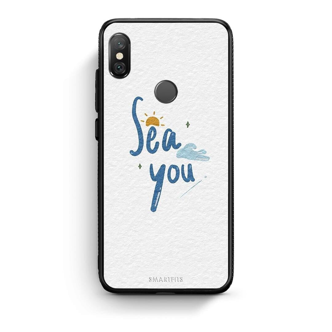 Xiaomi Redmi Note 5 Sea You Θήκη από τη Smartfits με σχέδιο στο πίσω μέρος και μαύρο περίβλημα | Smartphone case with colorful back and black bezels by Smartfits