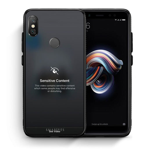 Θήκη Xiaomi Redmi Note 5 Sensitive Content από τη Smartfits με σχέδιο στο πίσω μέρος και μαύρο περίβλημα | Xiaomi Redmi Note 5 Sensitive Content case with colorful back and black bezels