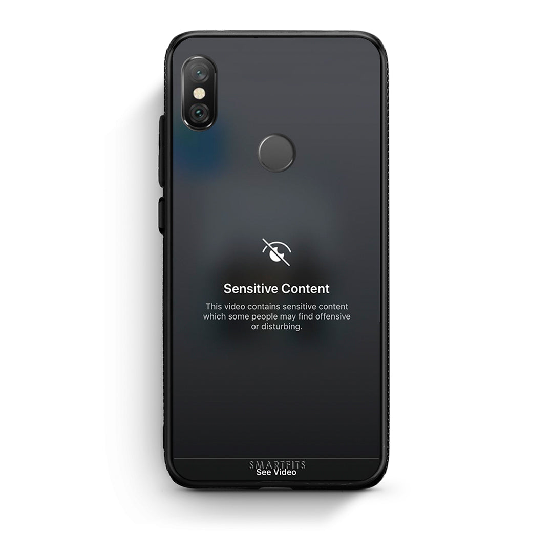 Xiaomi Redmi Note 5 Sensitive Content θήκη από τη Smartfits με σχέδιο στο πίσω μέρος και μαύρο περίβλημα | Smartphone case with colorful back and black bezels by Smartfits