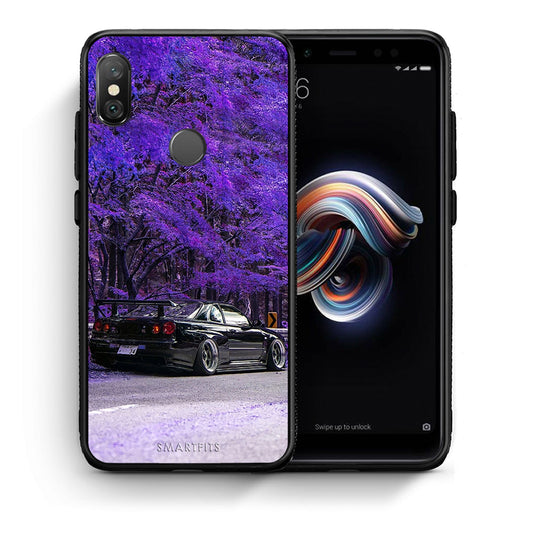 Θήκη Αγίου Βαλεντίνου Xiaomi Redmi Note 5 Super Car από τη Smartfits με σχέδιο στο πίσω μέρος και μαύρο περίβλημα | Xiaomi Redmi Note 5 Super Car case with colorful back and black bezels