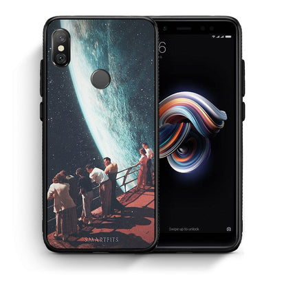 Θήκη Xiaomi Redmi Note 5 Surreal View από τη Smartfits με σχέδιο στο πίσω μέρος και μαύρο περίβλημα | Xiaomi Redmi Note 5 Surreal View case with colorful back and black bezels