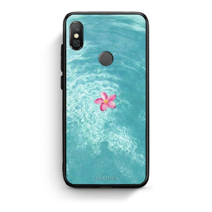 Xiaomi Redmi Note 5 Water Flower Θήκη από τη Smartfits με σχέδιο στο πίσω μέρος και μαύρο περίβλημα | Smartphone case with colorful back and black bezels by Smartfits