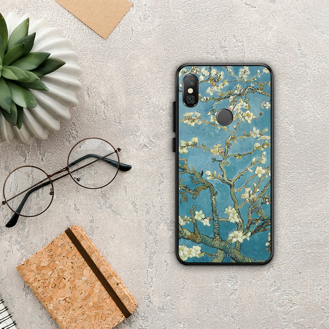 White Blossoms - Xiaomi Redmi Note 5 θήκη