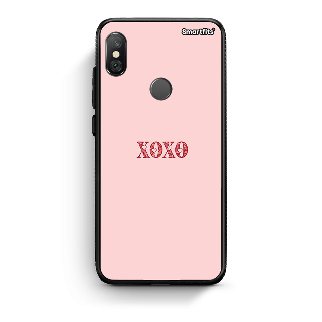 Xiaomi Redmi Note 5 XOXO Love θήκη από τη Smartfits με σχέδιο στο πίσω μέρος και μαύρο περίβλημα | Smartphone case with colorful back and black bezels by Smartfits