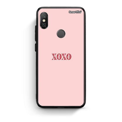 Xiaomi Redmi Note 5 XOXO Love θήκη από τη Smartfits με σχέδιο στο πίσω μέρος και μαύρο περίβλημα | Smartphone case with colorful back and black bezels by Smartfits