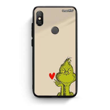 Xiaomi Redmi Note 5 Xmas Grinch θήκη από τη Smartfits με σχέδιο στο πίσω μέρος και μαύρο περίβλημα | Smartphone case with colorful back and black bezels by Smartfits