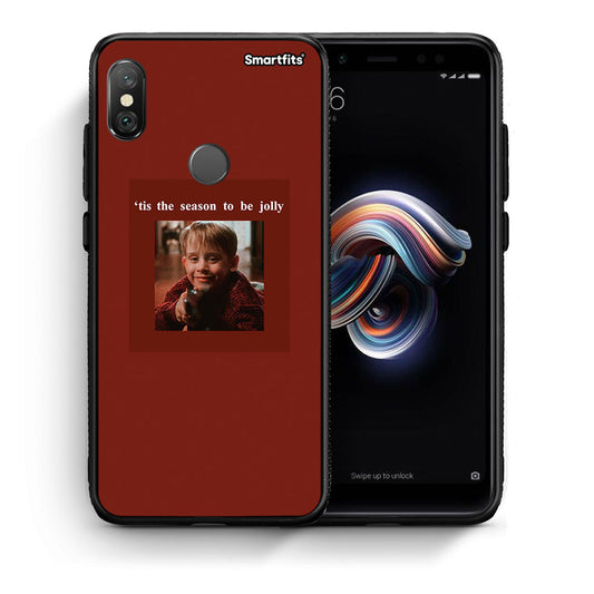 Θήκη Xiaomi Redmi Note 5 Xmas Ultimate Spirit από τη Smartfits με σχέδιο στο πίσω μέρος και μαύρο περίβλημα | Xiaomi Redmi Note 5 Xmas Ultimate Spirit case with colorful back and black bezels