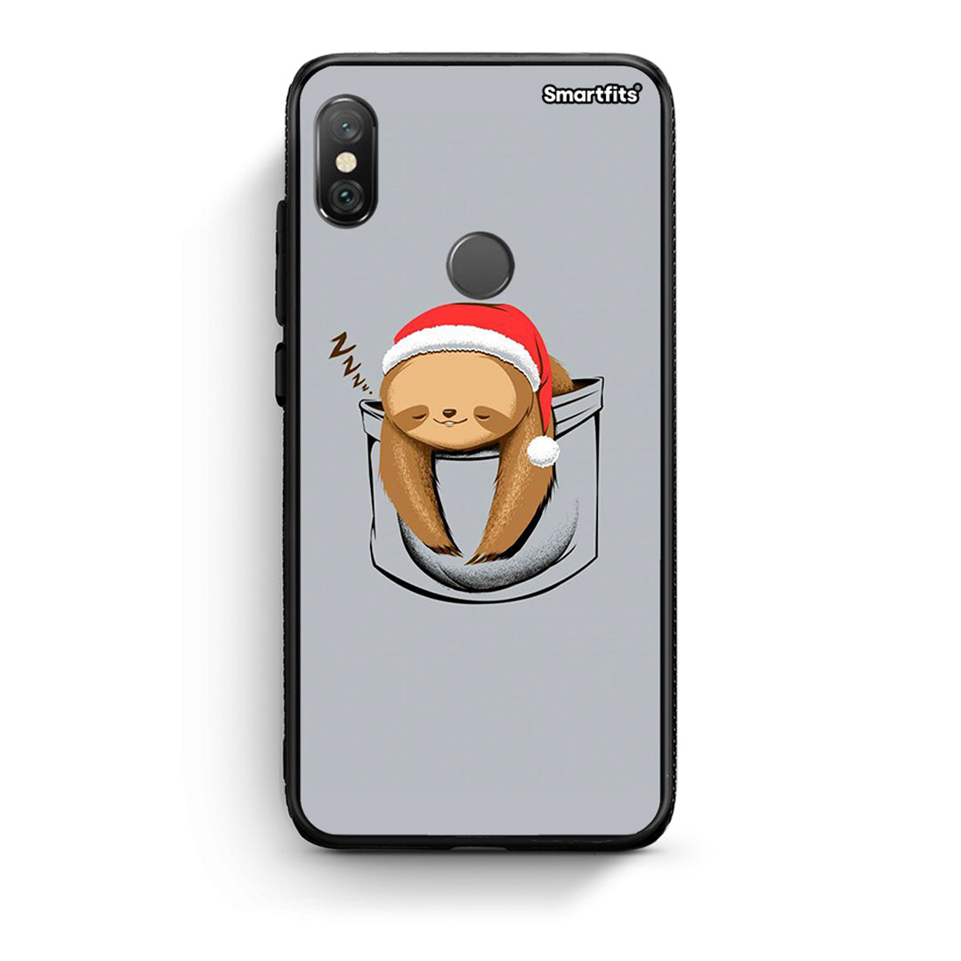 Xiaomi Redmi Note 5 Xmas Zzzz θήκη από τη Smartfits με σχέδιο στο πίσω μέρος και μαύρο περίβλημα | Smartphone case with colorful back and black bezels by Smartfits