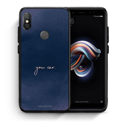 Θήκη Xiaomi Redmi Note 5 You Can από τη Smartfits με σχέδιο στο πίσω μέρος και μαύρο περίβλημα | Xiaomi Redmi Note 5 You Can case with colorful back and black bezels