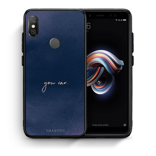 Θήκη Xiaomi Redmi Note 5 You Can από τη Smartfits με σχέδιο στο πίσω μέρος και μαύρο περίβλημα | Xiaomi Redmi Note 5 You Can case with colorful back and black bezels