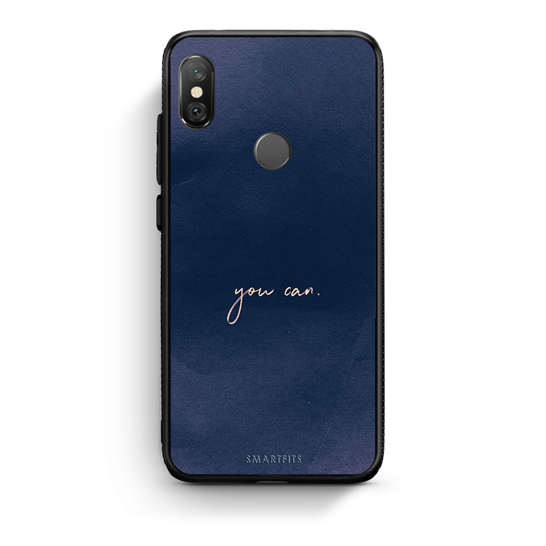 Xiaomi Redmi Note 5 You Can θήκη από τη Smartfits με σχέδιο στο πίσω μέρος και μαύρο περίβλημα | Smartphone case with colorful back and black bezels by Smartfits