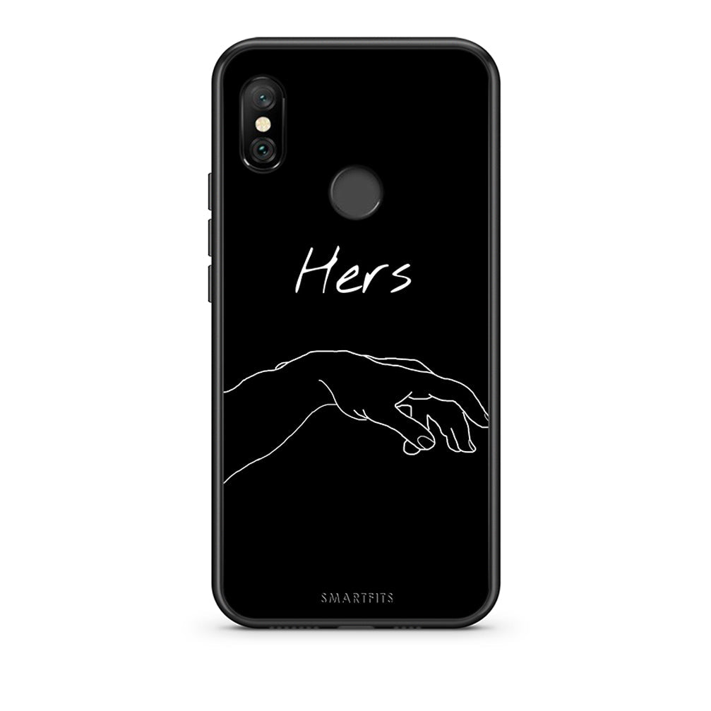 Xiaomi Redmi Note 6 Pro Aeshetic Love 1 Θήκη Αγίου Βαλεντίνου από τη Smartfits με σχέδιο στο πίσω μέρος και μαύρο περίβλημα | Smartphone case with colorful back and black bezels by Smartfits