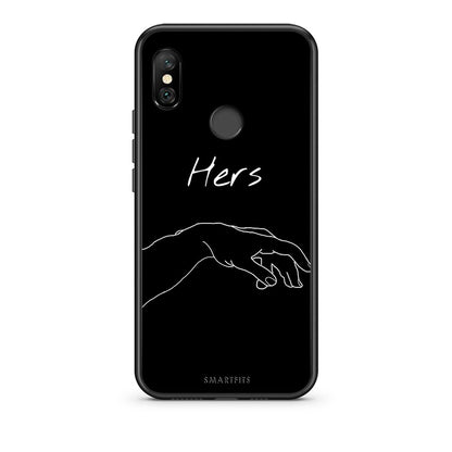 Xiaomi Redmi Note 6 Pro Aeshetic Love 1 Θήκη Αγίου Βαλεντίνου από τη Smartfits με σχέδιο στο πίσω μέρος και μαύρο περίβλημα | Smartphone case with colorful back and black bezels by Smartfits