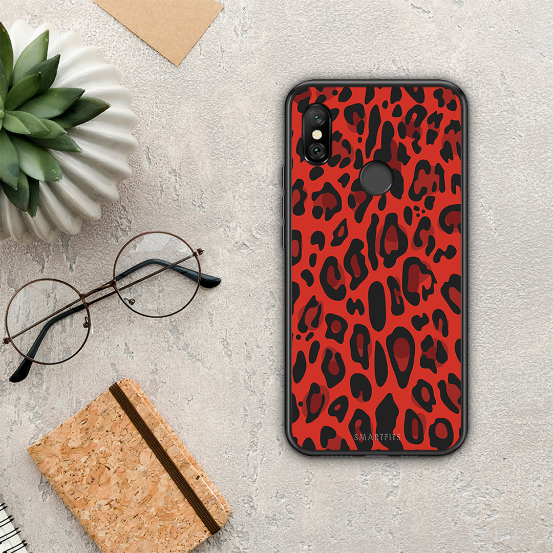 Animal Red Leopard - Xiaomi Redmi Note 6 Pro θήκη
