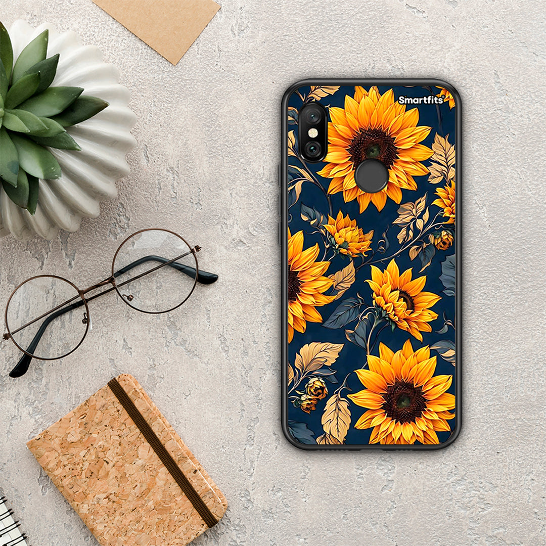 Autumn Sunflowers - Xiaomi Redmi Note 6 Pro θήκη