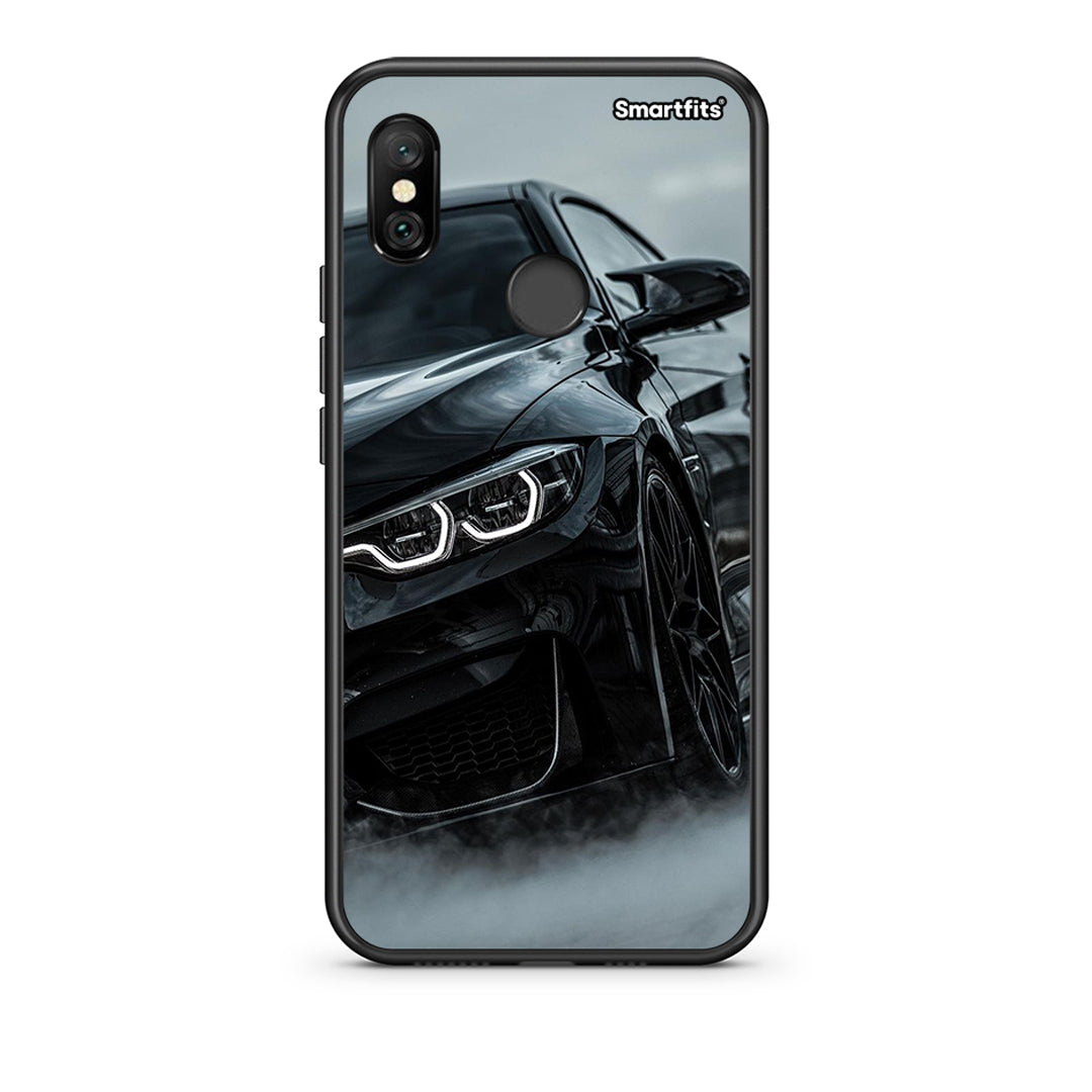Xiaomi Redmi Note 6 Pro Black BMW θήκη από τη Smartfits με σχέδιο στο πίσω μέρος και μαύρο περίβλημα | Smartphone case with colorful back and black bezels by Smartfits