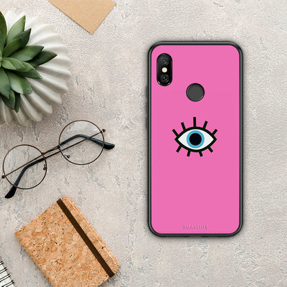 Blue Eye Pink - Xiaomi Redmi Note 6 Pro θήκη