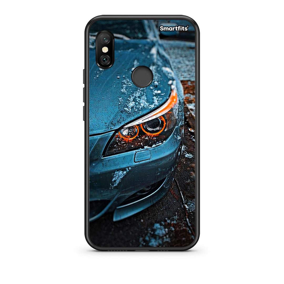 Xiaomi Redmi Note 6 Pro Bmw E60 Θήκη από τη Smartfits με σχέδιο στο πίσω μέρος και μαύρο περίβλημα | Smartphone case with colorful back and black bezels by Smartfits