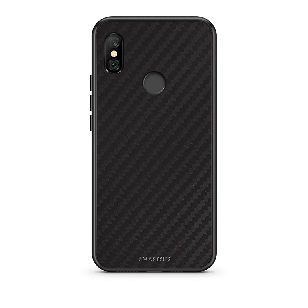 Xiaomi Redmi Note 6 Pro Carbon Black θήκη από τη Smartfits με σχέδιο στο πίσω μέρος και μαύρο περίβλημα | Smartphone case with colorful back and black bezels by Smartfits