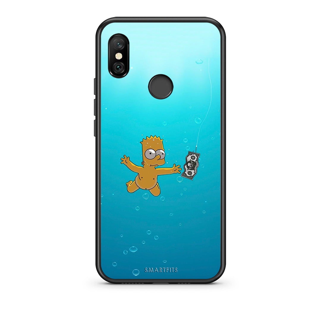 Xiaomi Redmi Note 6 Pro Chasing Money θήκη από τη Smartfits με σχέδιο στο πίσω μέρος και μαύρο περίβλημα | Smartphone case with colorful back and black bezels by Smartfits