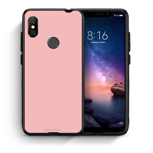 Θήκη Xiaomi Redmi Note 6 Pro Nude Color από τη Smartfits με σχέδιο στο πίσω μέρος και μαύρο περίβλημα | Xiaomi Redmi Note 6 Pro Nude Color case with colorful back and black bezels