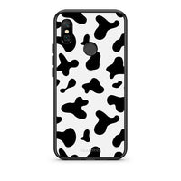 Thumbnail for Xiaomi Redmi Note 6 Pro Cow Print θήκη από τη Smartfits με σχέδιο στο πίσω μέρος και μαύρο περίβλημα | Smartphone case with colorful back and black bezels by Smartfits