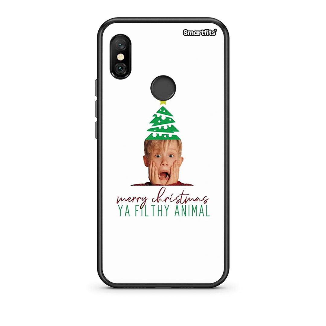 Xiaomi Redmi Note 6 Pro Filthy Animal θήκη από τη Smartfits με σχέδιο στο πίσω μέρος και μαύρο περίβλημα | Smartphone case with colorful back and black bezels by Smartfits