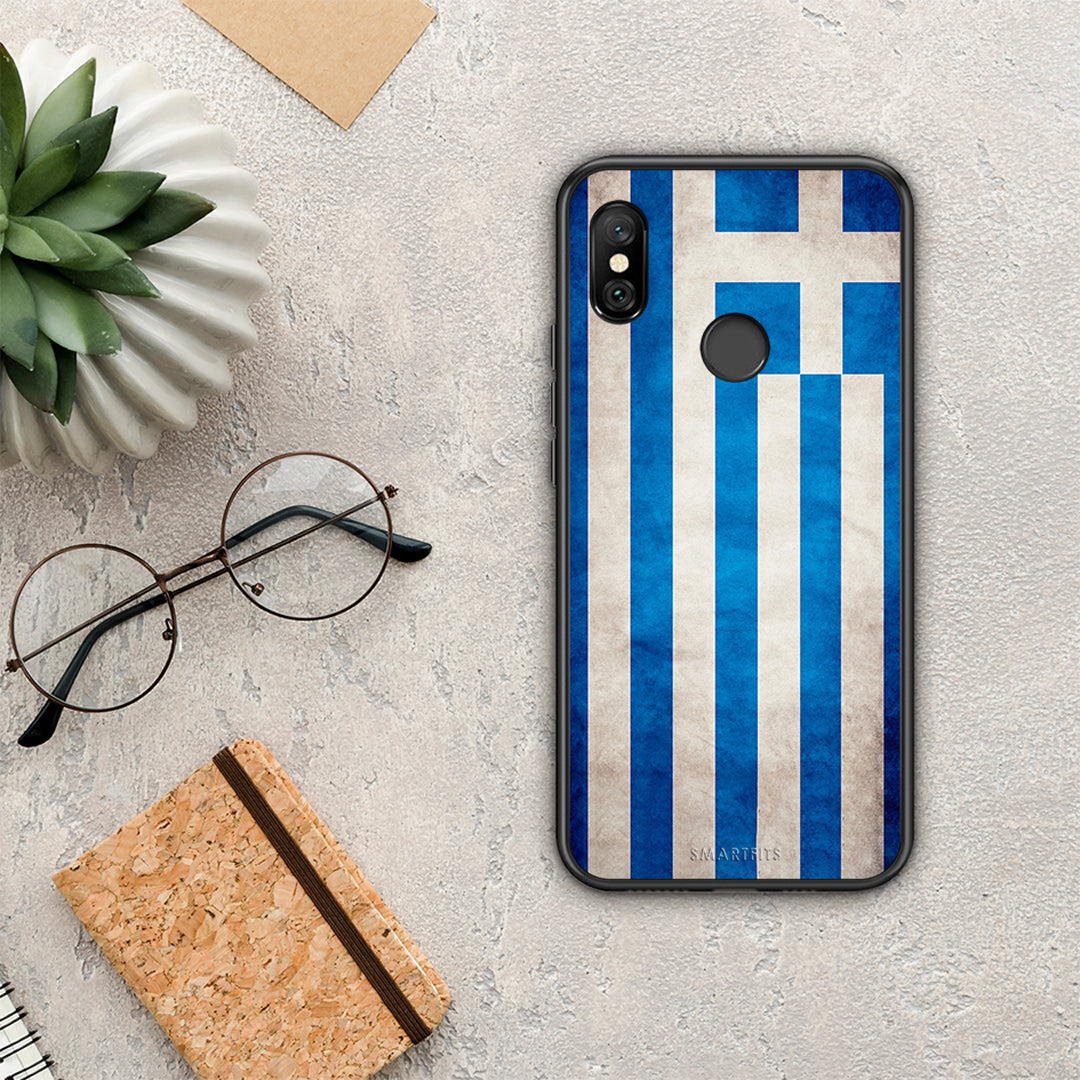 Flag Greek - Xiaomi Redmi Note 6 Pro θήκη
