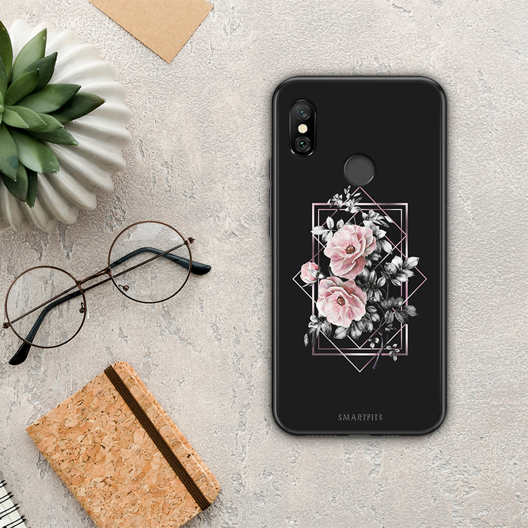 Flower Frame - Xiaomi Redmi Note 6 Pro θήκη