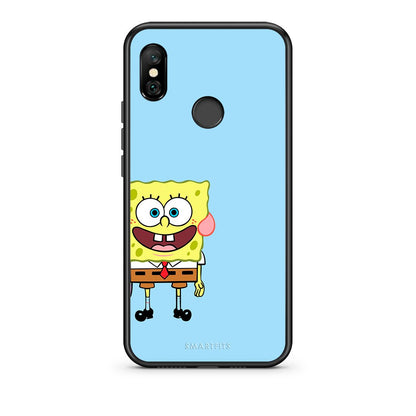 Xiaomi Redmi Note 6 Pro Friends Bob θήκη από τη Smartfits με σχέδιο στο πίσω μέρος και μαύρο περίβλημα | Smartphone case with colorful back and black bezels by Smartfits