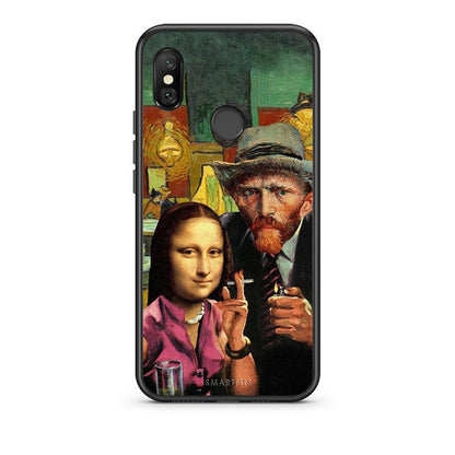 Xiaomi Redmi Note 6 Pro Funny Art θήκη από τη Smartfits με σχέδιο στο πίσω μέρος και μαύρο περίβλημα | Smartphone case with colorful back and black bezels by Smartfits